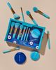 SPECTRUM SPECTRUM Evil Eye 8-Piece Travel Makeup Brush & Velvet Puff Set $50 Value - 3