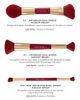 SPECTRUM SPECTRUM Very Cherry 3-Piece Makeup Brush Gift Set - 2