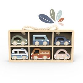 Speedy Monkey Speedy Monkey Car Display case w/ 6 vehicles