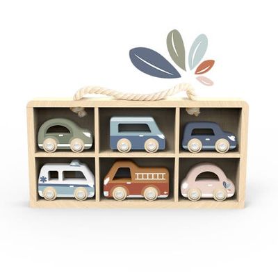 Speedy Monkey Speedy Monkey Car Display case w/ 6 vehicles