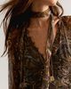 Spell Spell Damask Button Through Midi Dress - 3