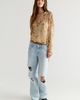 Spell Spell Damask Long Sleeve Blouse - 3