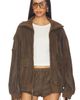SPELL SPELL Fontaine Leather Bomber Jacket - 1
