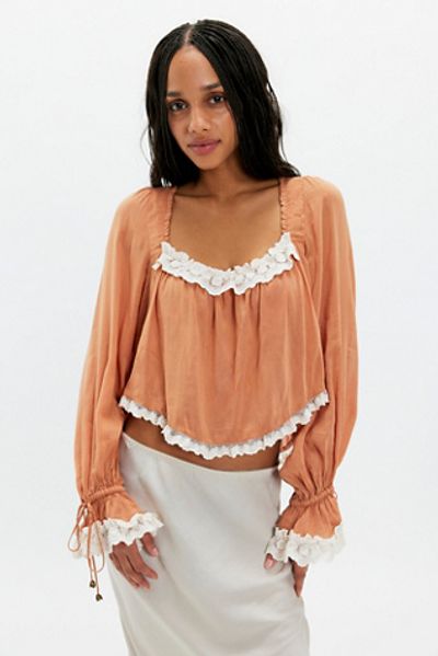 Spell Poison Peach Blouse