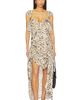 SPELL SPELL Snow Leopard Strappy Gown - 1