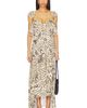 SPELL SPELL Snow Leopard Strappy Gown - 2