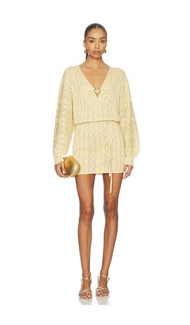 SPELL SPELL The Moss Knit Mini Dress