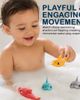 Sperric Sperric 12pc Floating Shark Bath Toys for Toddlers Colorful Wind Up Swimming Sharks - 2