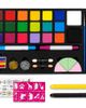 Sperric Sperric Face Paint Kit for Kids 20 Colors Face and Body Paint Set with Hair Chalk Glitter Brushes Sponges and Tattoos - 1