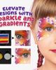 Sperric Sperric Face Paint Kit for Kids 20 Colors Face and Body Paint Set with Hair Chalk Glitter Brushes Sponges and Tattoos - 5