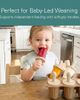 Sperric Sperric Silicone Baby Popsicle Mold with Fruit Feeders and Freezer Tray, BPA Free, Dishwasher Safe, Freezer Safe - 3
