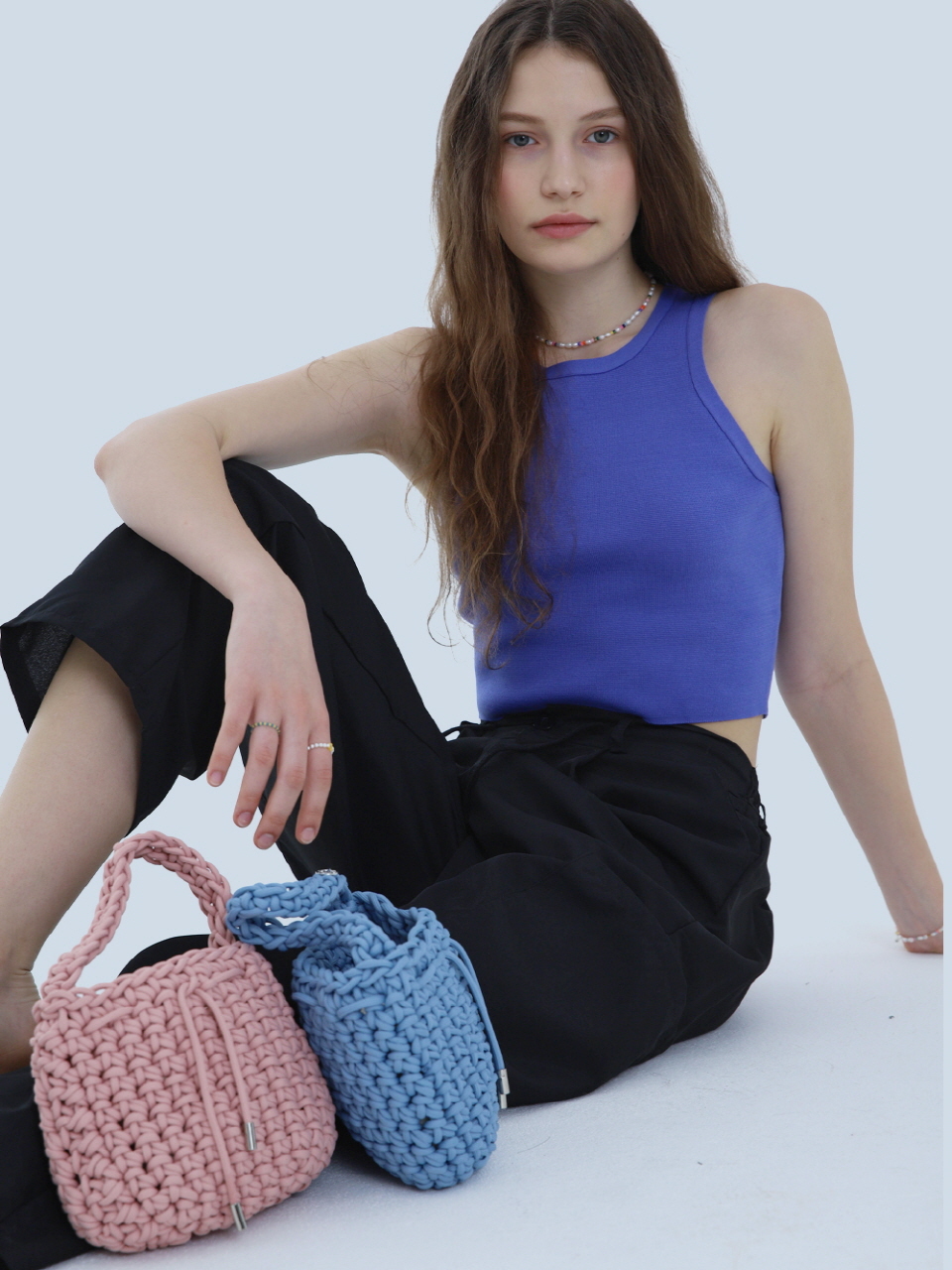 Spicethingsup Bowl Rope Bag_Blue