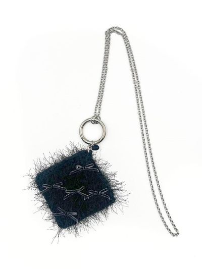 Spicethingsup Wallet & Key Ring Bag_Black + Chain