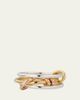 Spinelli Kilcollin Acacia MX Three Link Ring in Sterling Silver and Mixed Gold Connectors - 1
