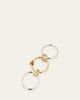 Spinelli Kilcollin Acacia MX Three Link Ring in Sterling Silver and Mixed Gold Connectors - 7