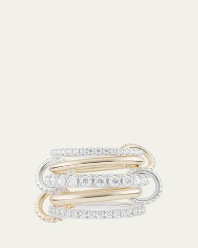 Spinelli Kilcollin Alia Yellow and White Gold Diamond Ring