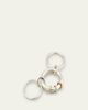 Spinelli Kilcollin Gemini SG Three Link Ring in Sterling Silver with Mixed Metal Accents - 2