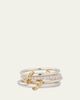Spinelli Kilcollin Nimbus Silver and Gold Diamond Ring - 1