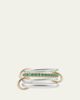 Spinelli Kilcollin Nimbus Silver and Gold Emerald Ring - 1