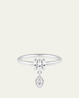 Spinelli Kilcollin Pia Marquise Diamond Sterling Silver Ring