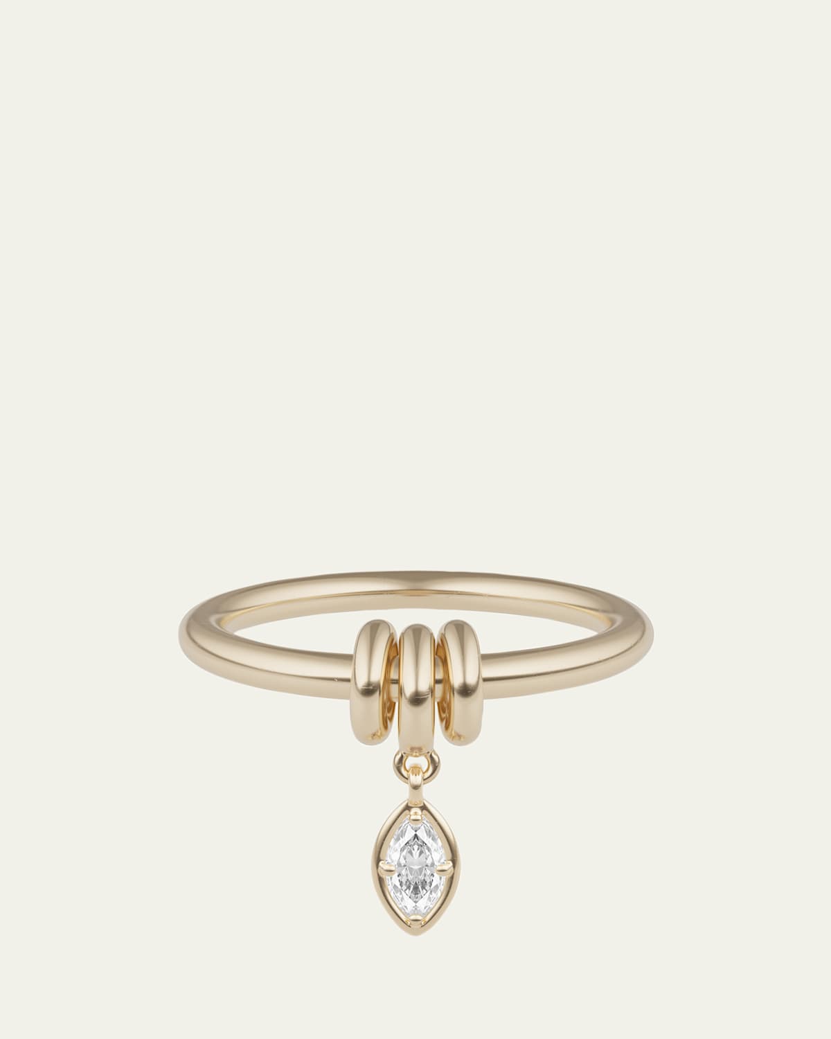 Spinelli Kilcollin Pia Marquise Diamond Yellow Gold Ring
