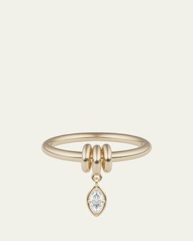 Spinelli Kilcollin Pia Marquise Diamond Yellow Gold Ring