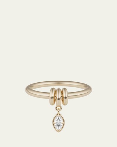 Spinelli Kilcollin Pia Marquise Diamond Yellow Gold Ring