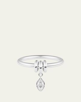 Spinelli Kilcollin Pia Sterling Silver Marquise Diamond Ring