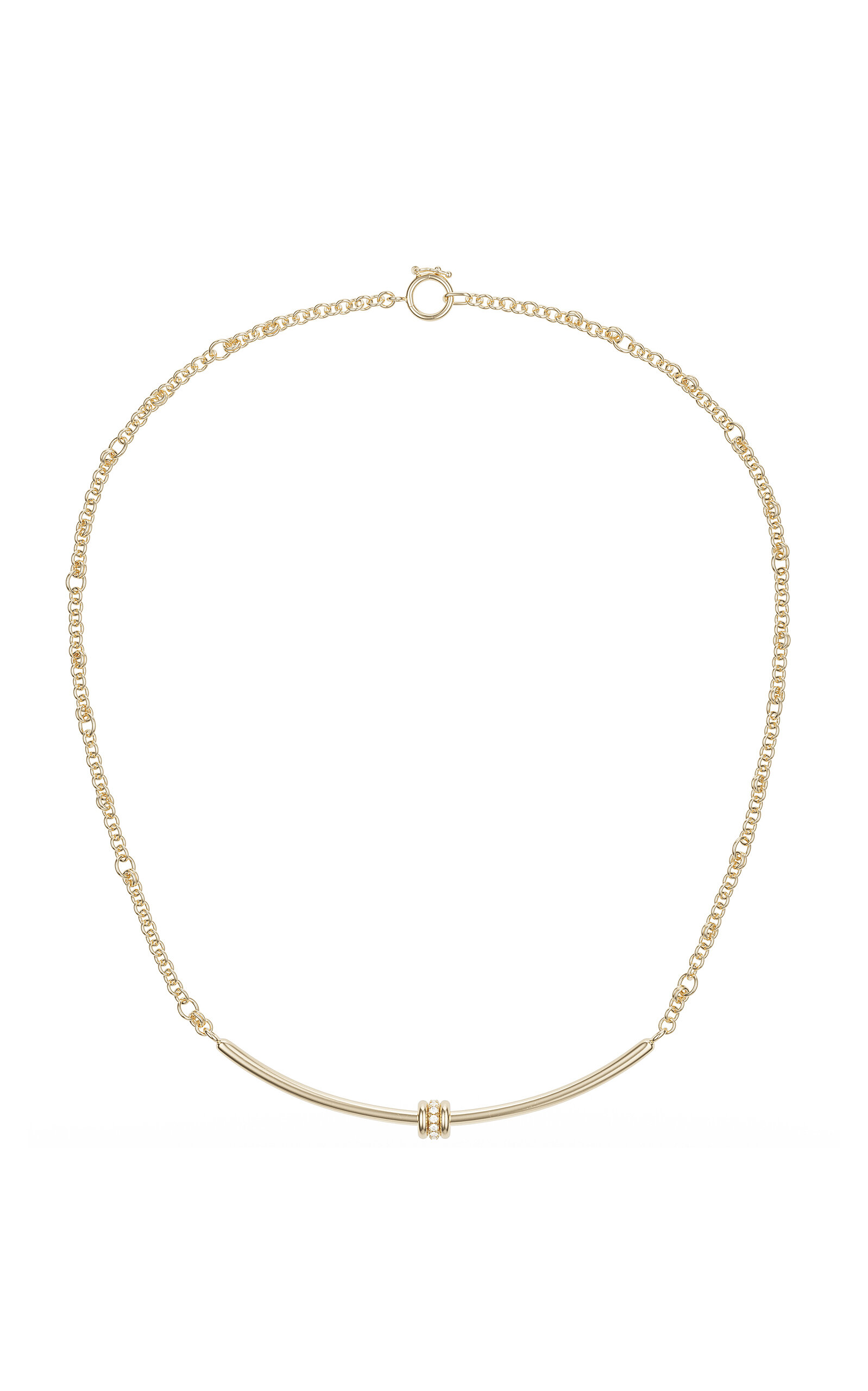 Spinelli Kilcollin Spinelli Kilcollin Gravity 18K Yellow Gold Diamond Necklace Gold OS Gifts For Her