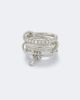 Spinelli Kilcollin Spinelli Kilcollin Inara Heart sterling silver ring with diamonds - 1