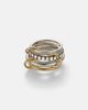 Spinelli Kilcollin Spinelli Kilcollin Janssen SG 18kt gold and sterling silver ring with diamonds - 1