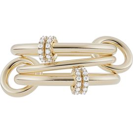 Spinelli Kilcollin Spinelli Kilcollin Jovie 18k Gold Diamond Stack Ring