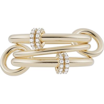 Spinelli Kilcollin Spinelli Kilcollin Jovie 18k Gold Diamond Stack Ring