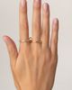 Spinelli Kilcollin Spinelli Kilcollin Leora YG Mixed Metal Diamond Stack Ring - 3