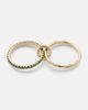 Spinelli Kilcollin Spinelli Kilcollin Marigold 18kt yellow gold ring with emeralds - 4