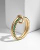 Spinelli Kilcollin Spinelli Kilcollin Marigold 18kt yellow gold ring with emeralds - 5