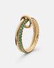 Spinelli Kilcollin Spinelli Kilcollin Marigold 18kt yellow gold ring with emeralds - 6