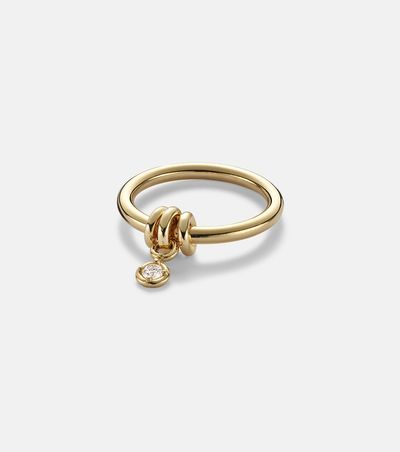 Spinelli Kilcollin Spinelli Kilcollin Pia 925 sterling silver and 18kt gold ring with diamond