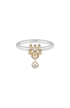Spinelli Kilcollin Spinelli Kilcollin Pia SG Sterling Silver, 18K Gold & Diamond Two-Tone Ring 