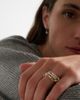 Spinelli Kilcollin Spinelli Kilcollin Raneth 925 sterling silver and 18kt gold ring with diamonds - 2
