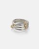 Spinelli Kilcollin Spinelli Kilcollin Solarium 925 sterling silver and 18kt gold ring with diamonds - 1