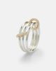 Spinelli Kilcollin Spinelli Kilcollin Solarium 925 sterling silver and 18kt gold ring with diamonds - 6