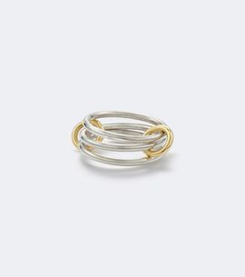 Spinelli Kilcollin Spinelli Kilcollin Solarium sterling silver and 18kt gold ring