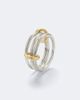Spinelli Kilcollin Spinelli Kilcollin Solarium sterling silver and 18kt gold ring - 6