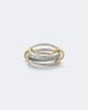 Spinelli Kilcollin Spinelli Kilcollin Tigris sterling silver and 18kt gold ring with sapphires - 1