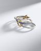 Spinelli Kilcollin Spinelli Kilcollin Tigris sterling silver and 18kt gold ring with sapphires - 5