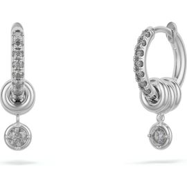 Spinelli Kilcollin Spinelli Kilcollin Zahra Grey Diamond Pavé Huggie Hoop Earrings