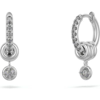 Spinelli Kilcollin Spinelli Kilcollin Zahra Grey Diamond Pavé Huggie Hoop Earrings