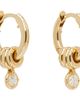 Spinelli Kilcollin Spinelli Kilcollin Zahra YG WD Earrings - 2