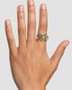 Spinelli Kilcollin Women's Core Nimbus Sterling Silver, 18K Yellow Gold & Emerald Multi-Band Ring - 2